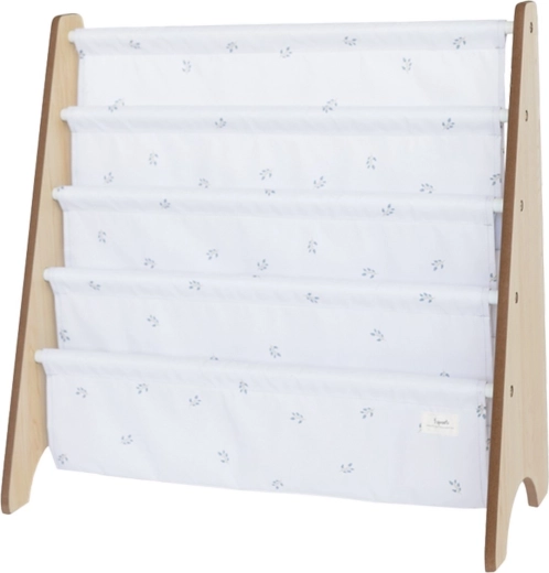 3 Sprouts supporto per libri recycled blueberry/ivory