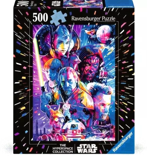 Ravensburger Puzzle Star Wars Iperspazio: Minaccia nascosta XXL 500 pezzi