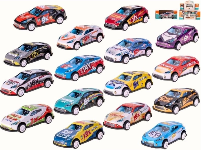 Auto da corsa in metallo a retrocarica