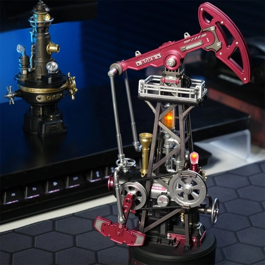 Dettagli in metallo e base stabile