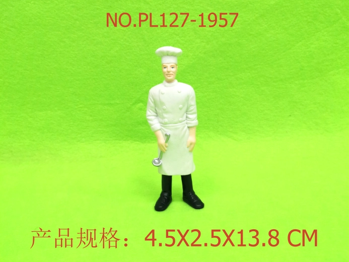Statuetta cuoco 13,8 cm