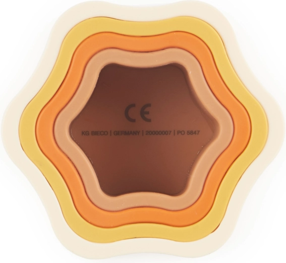 Bieco fiore impilabile in silicone Chocolate Bliss