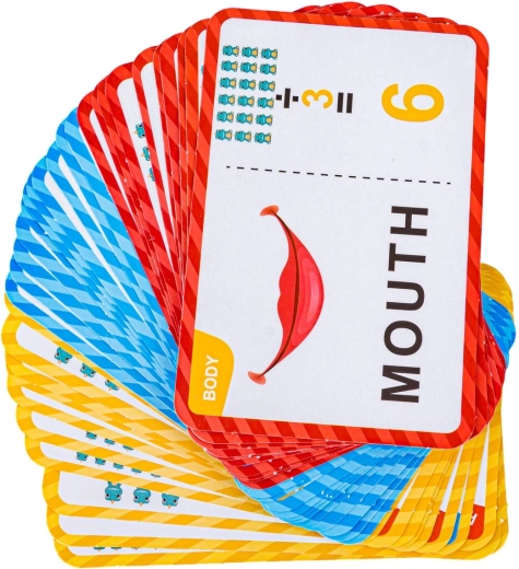 Carte fronte-retro con compiti e inglese