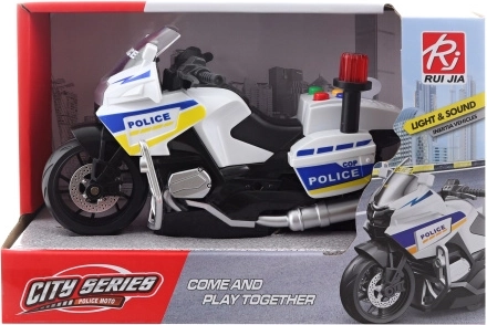 Moto della polizia a batterie - 1 pezzo