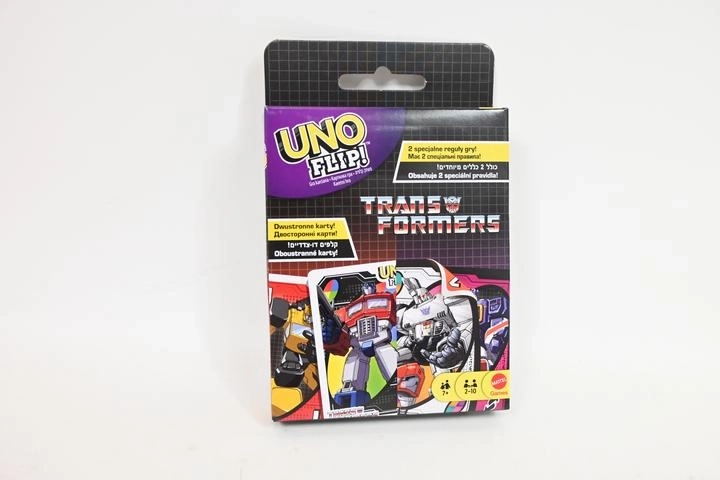 Mattel Uno Flip! Transformers gioco di carte