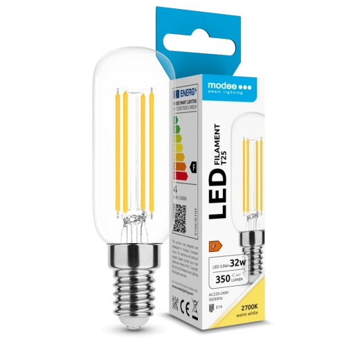 Modee Lampadina LED a filamento T25 3,5 W E14 350 lm bianco caldo