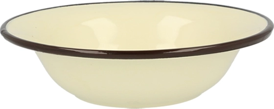 Silesia Rybnik ciotola smaltata 0,95 l color crema