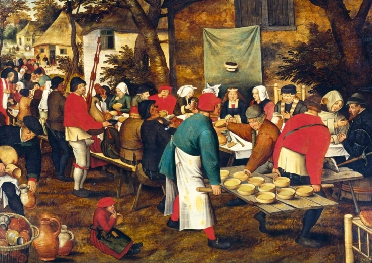 Puzzle Bluebird “Venkovská svatební hostina” 1000 pezzi