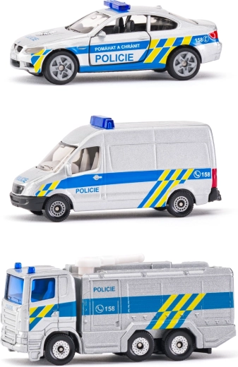 Siku set polizia ceca 3 auto