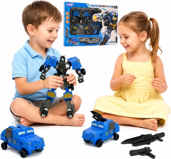 Robot da combattimento trasformabile Woopie 2 in 1 - 1 pezzo