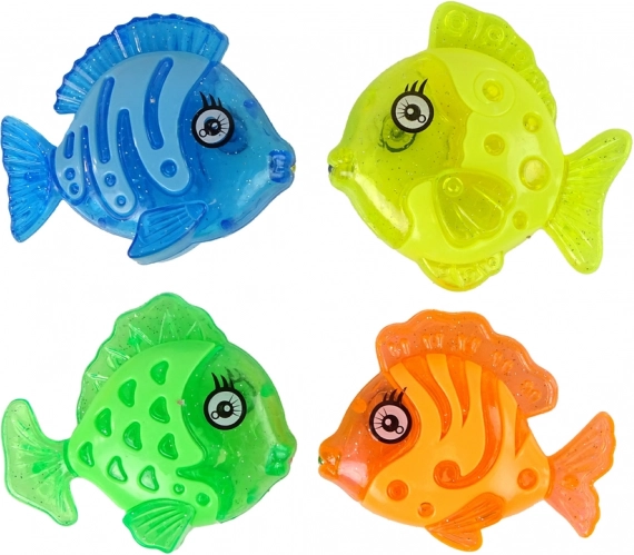 4 pesciolini magnetici in colori vivaci
