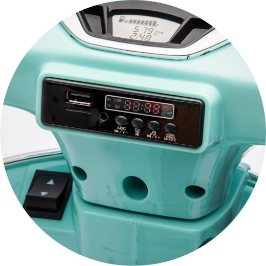 Pannello musicale e bauletto