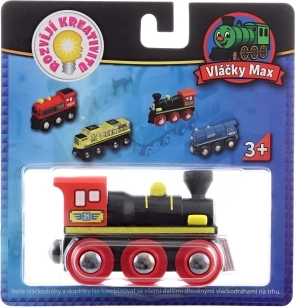 Locomotiva a vapore in legno Maxim