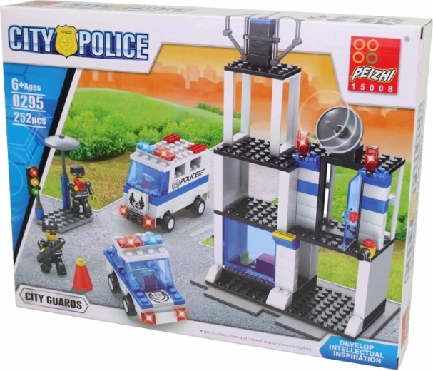 Set di costruzioni stazione di polizia