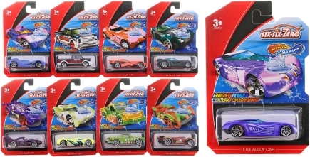 Automobilina metallica che cambia colore in base alla temperatura dell’acqua