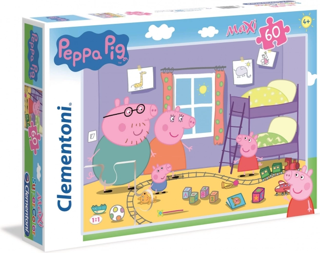 Puzzle Peppa Pig Maxi 60 pezzi di Clementoni