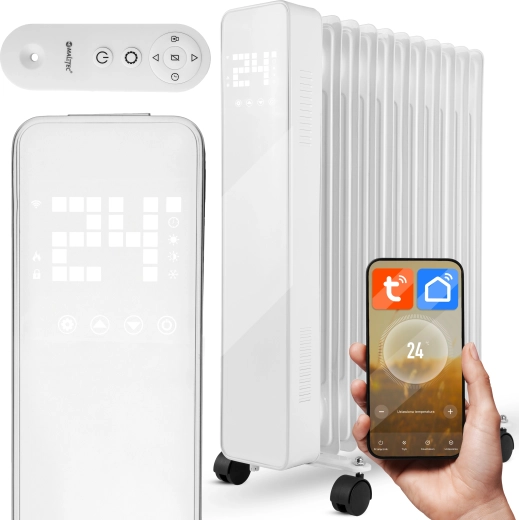 Radiatore a olio MalTec Premium ProOil 2500W con Wi‑Fi