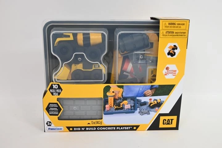 CAT veicoli da cantiere con pasta modellabile in valigetta