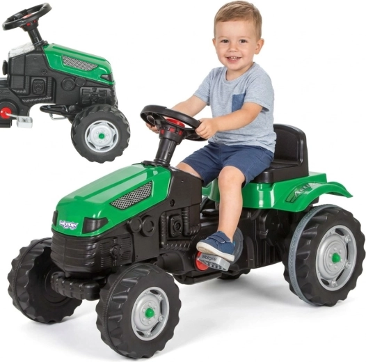 Trattore a pedali Woopie Farmer GoTrac con ruote silenziose