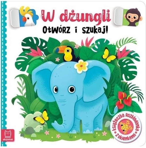 Libricino con finestrelle Apri e cerca nella giungla