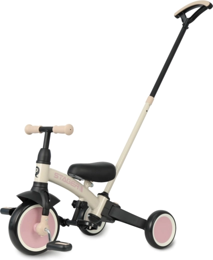 Triciclo Qplay Stager 3 in 1 rosa