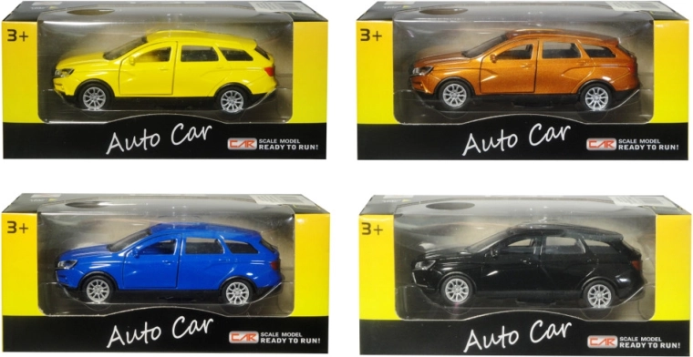 Auto in metallo con meccanismo a retrocarica