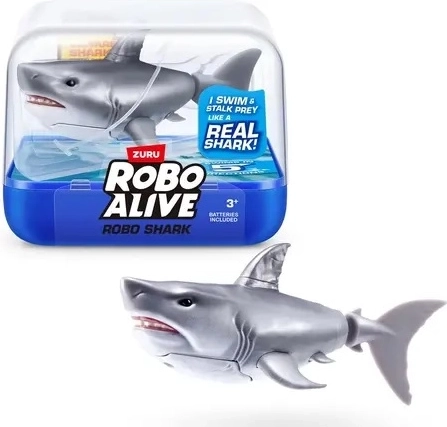 ZURU RoboAlive squalo grigio galleggiante