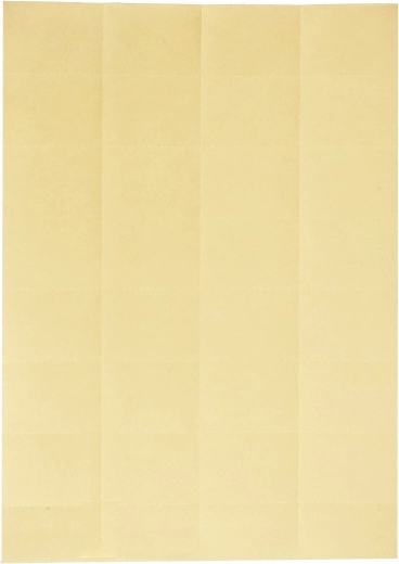 RM NOVÁ cartellini prezzo in carta su foglio A4, giallo chiaro, 32 pz/foglio, 100 fogli