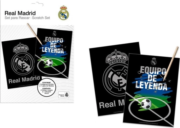 Immagini da grattare REAL MADRID – set creativo