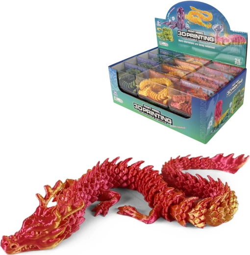 Drago cinese magico stampato in 3D - 1 pezzo