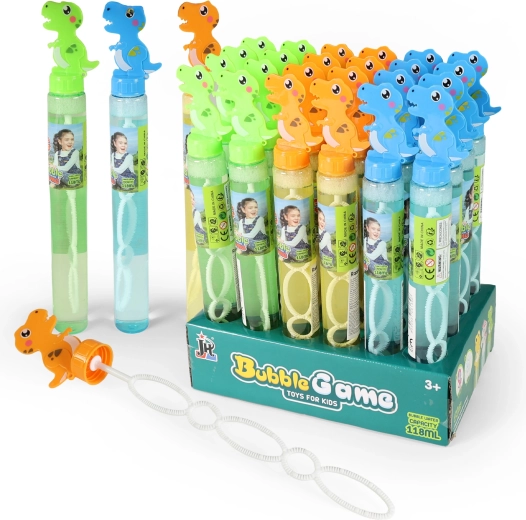 Soffiatore di bolle con dinosauro 118 ml