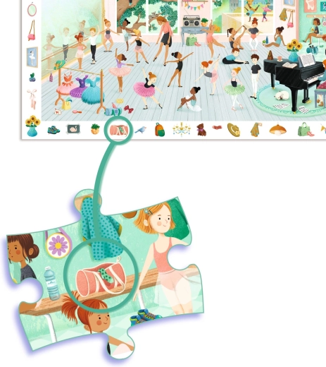 Scena colorata della classe di balletto