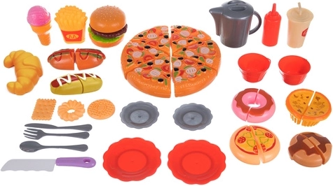 Menu fast food realistico per il gioco di ruolo