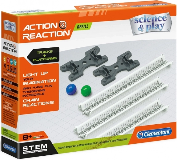 Clementoni Azione-Reazione – binari e piattaforme set di espansione