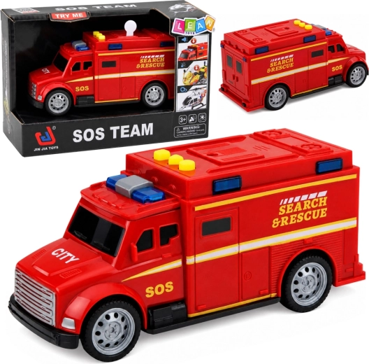Auto di soccorso SOS Search & Rescue con luci e suoni 15,5 cm - 1 pezzo