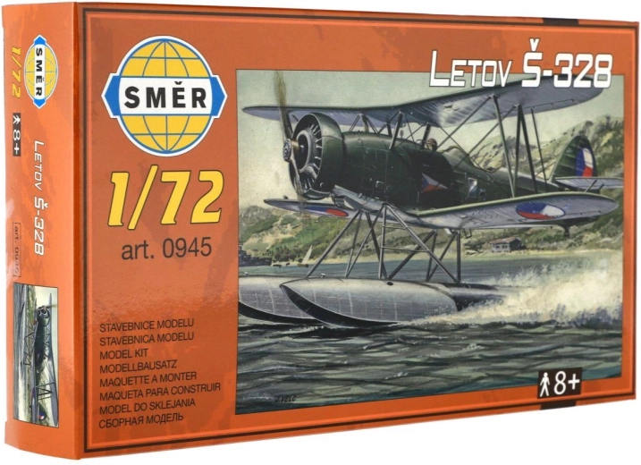 Modello in plastica dell'aereo Letov Š-328 in scala 1:72