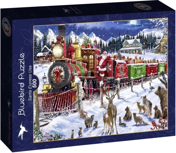 Puzzle Bluebird Espresso di Babbo Natale USA 500 pezzi