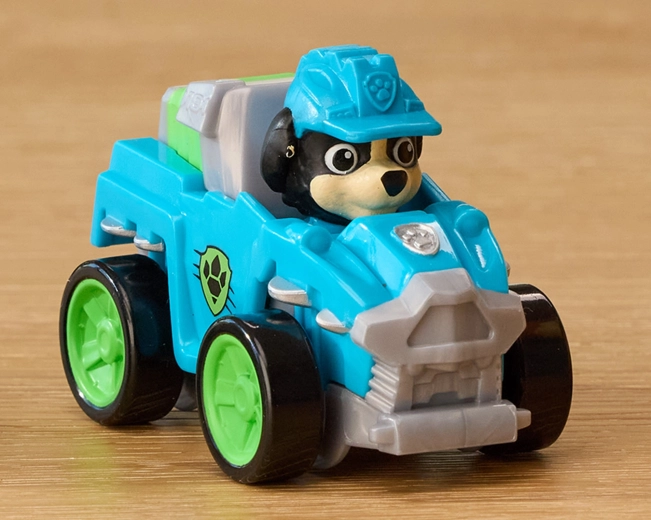 Veicolo Rex Pup Squad Racer con ruote funzionanti