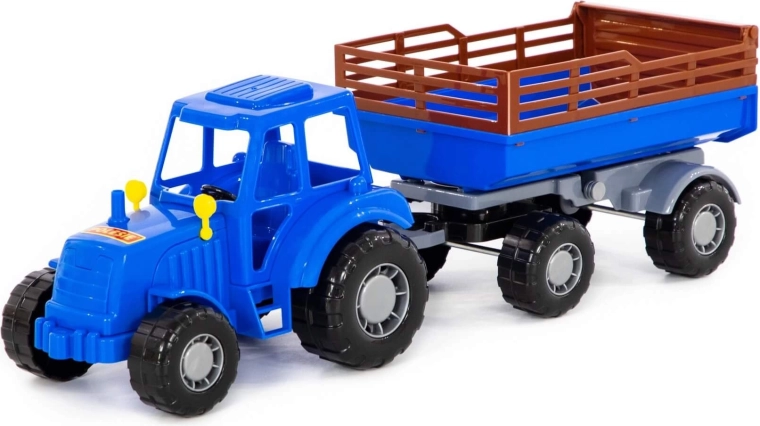 Trattore per bambini Master con rimorchio - 1 pezzo