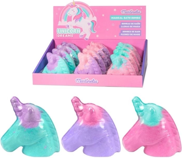 Bomba da bagno a forma di unicorno 150 g - 1 pezzo