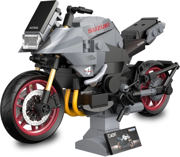 Set di costruzioni CaDA Suzuki Katana 1:12 grigia