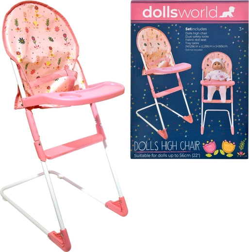Seggiolina pieghevole per pappa Dolls World per bambole