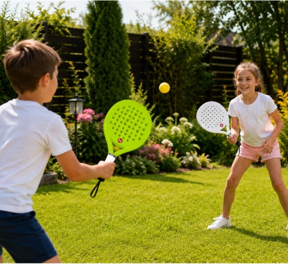 Divertimento all’aperto per bambini e adulti