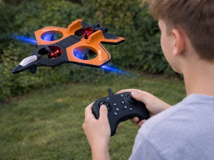 Illuminazione LED e acrobazie a 360°