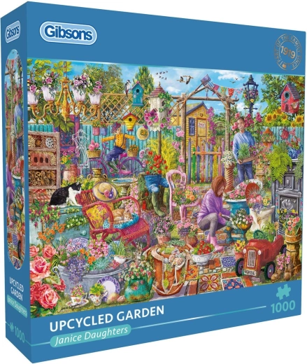 Puzzle Gibsons Giardino in materiali riciclati 1000 pezzi