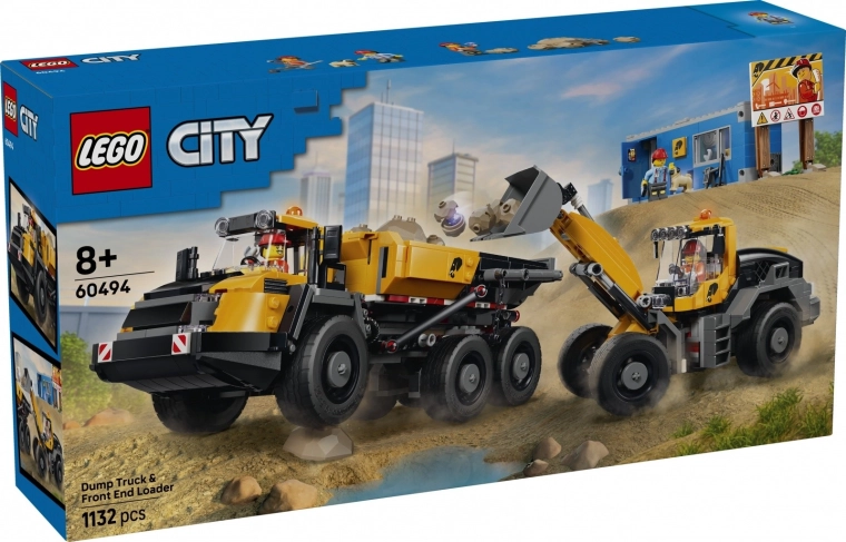 LEGO City camion ribaltabile e pala gommata