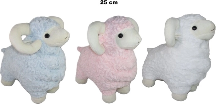 Peluche a forma di ariete 25 cm