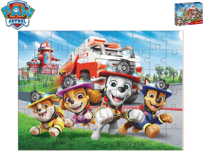 Puzzle per bambini Paw Patrol – stazione di salvataggio ad Adventure Bay (60 pezzi)