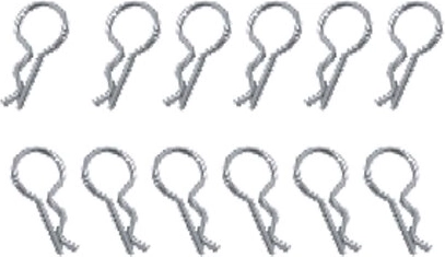 JAMARA clip per carrozzeria Whelon (12 pezzi)