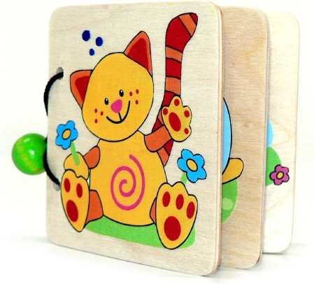 Libro di legno Animali di Hess